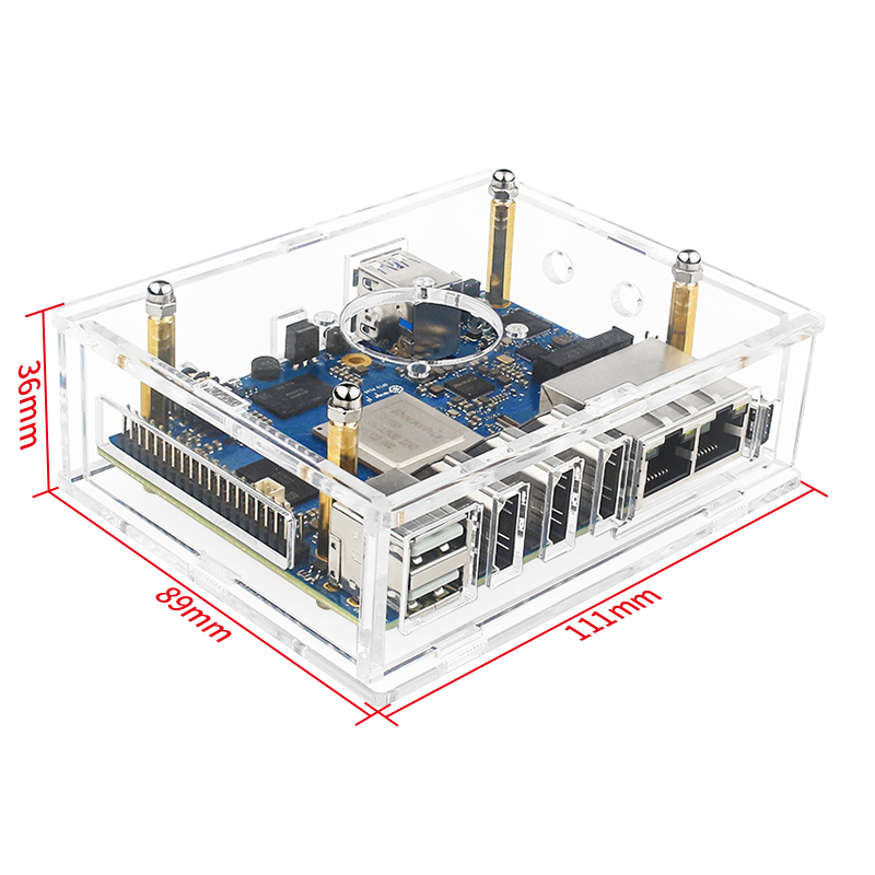 Capa de acrílico transparente  - Orange Pi 5 Plus 32Gb avaliação e preço