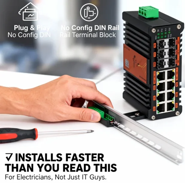 Switch PoE gerenciado industri - Sfp+ 10G Managed Switch 8 Port avaliação e preço